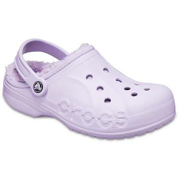 Crocs Baya Lined Women's Clogs Purple | Australia 0098ZUTG